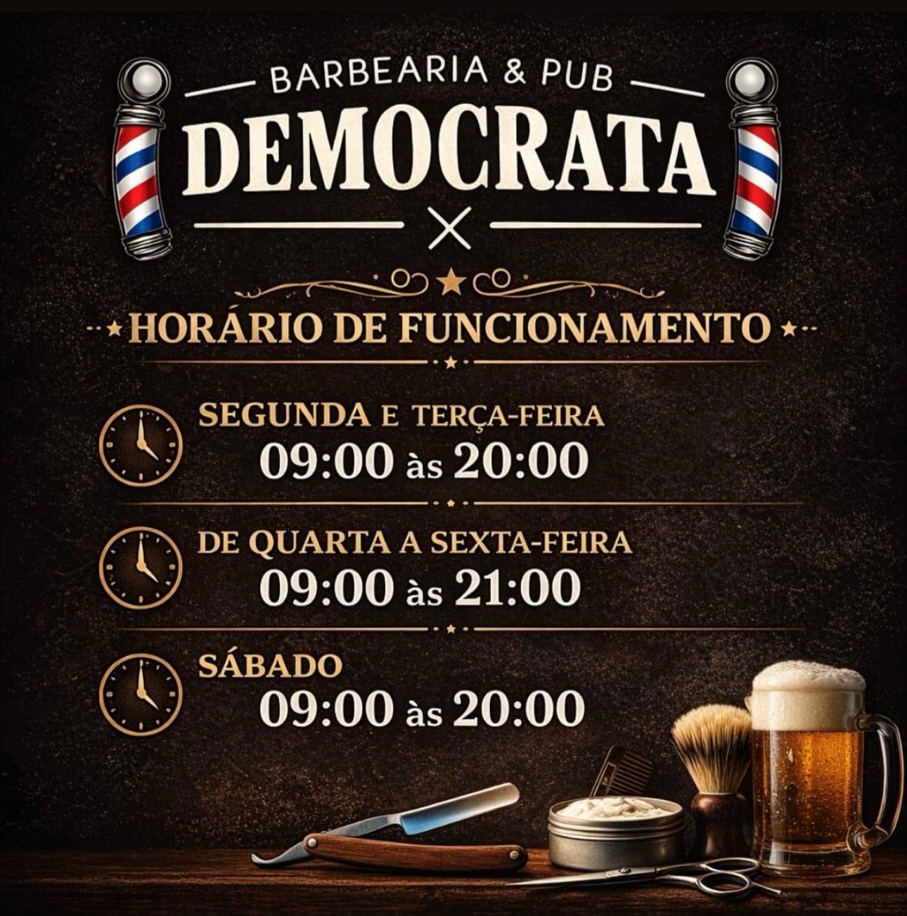 Interior da Democrata